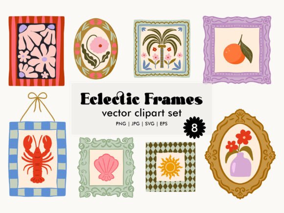 Eclectic Frames Graphics for Crafting