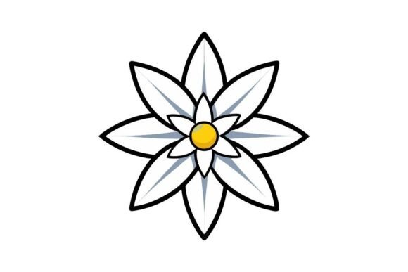 Edelweiss Flowers Graphics for Crafting