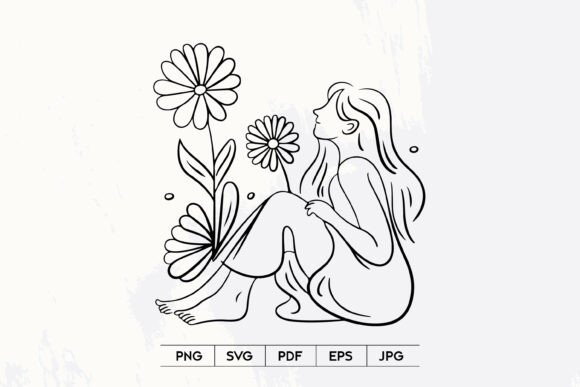 Floral Feminine SVG for Modern Design