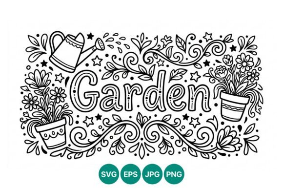 Garden Graphics for Creative Projects