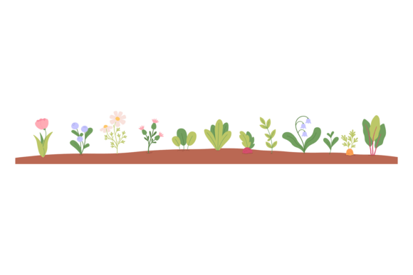 Growing Plants Graphic for Crafting