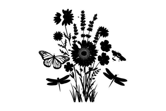 Seasonal Silhouette Graphic for Modern Content
