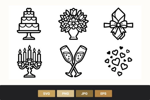 Wedding Cake Flowers Candles Champagne